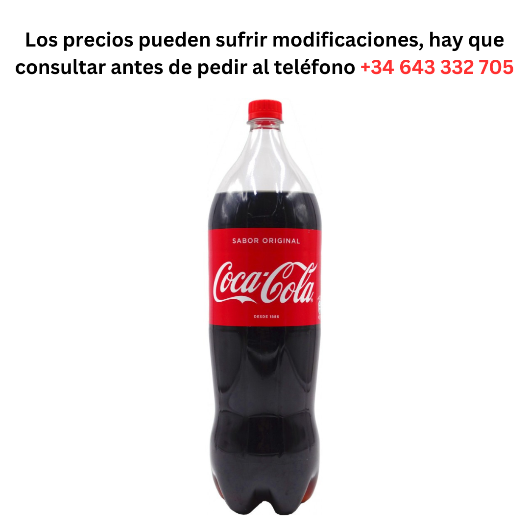 Coca-Cola Botella 2 L a 1,57 € / Pedido Mínimo 1 Palé de 99 cajas de 6 unidades