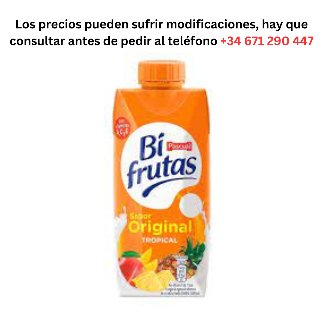 Bifrutas Original 330ml €0.60 / Minimum order 1 Pallet of 99 boxes of 18 units