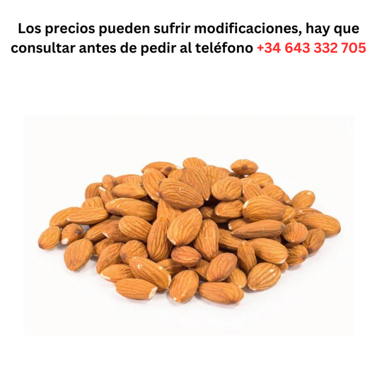 Almonds with Skin €5.80 1 kg / Minimum Order 1 Pallet of 40 25 kg bags
