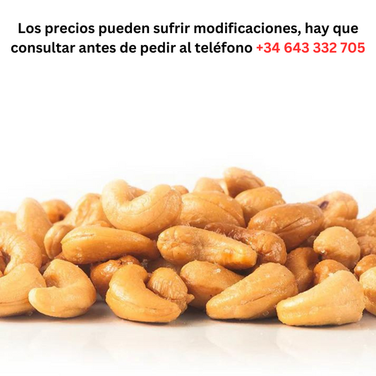 Fried Cashews €7.47 1 kg / Minimum Order 1 Pallet of 50 boxes of 17 kg