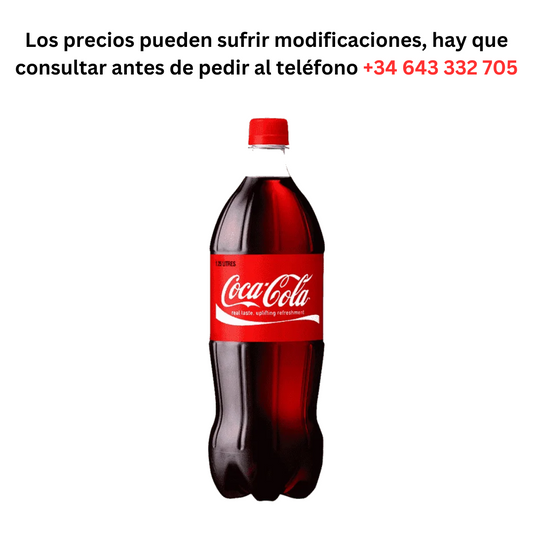 Coca-Cola 1.12€ Bottle of 1 L / Minimum Order 1 Pallet of 99 boxes of 12 units