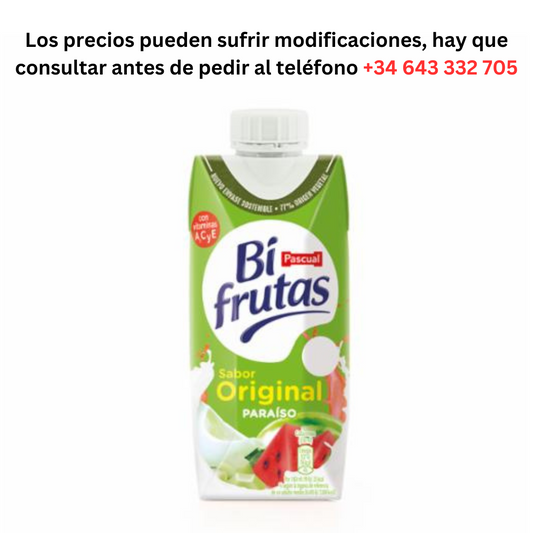 Bifrutas Paraíso 330ml €0.60 / Minimum order 1 Pallet of 99 boxes of 18 units