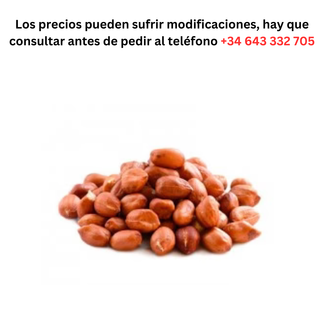 Peanuts with Skin €3.80 1 kg / Minimum Order 1 Pallet of 200 5 kg bags