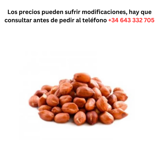 Peanuts with Skin €3.80 1 kg / Minimum Order 1 Pallet of 200 5 kg bags