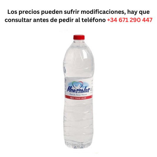 Monssalus 1,5L 0,27 € / Pedido Mínimo 1 Palé de 99 cajas de 6 unidades
