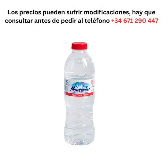 Monssalus 0,5L 0,18 € / Pedido Mínimo 1 Palé de 99 cajas de 24 unidades